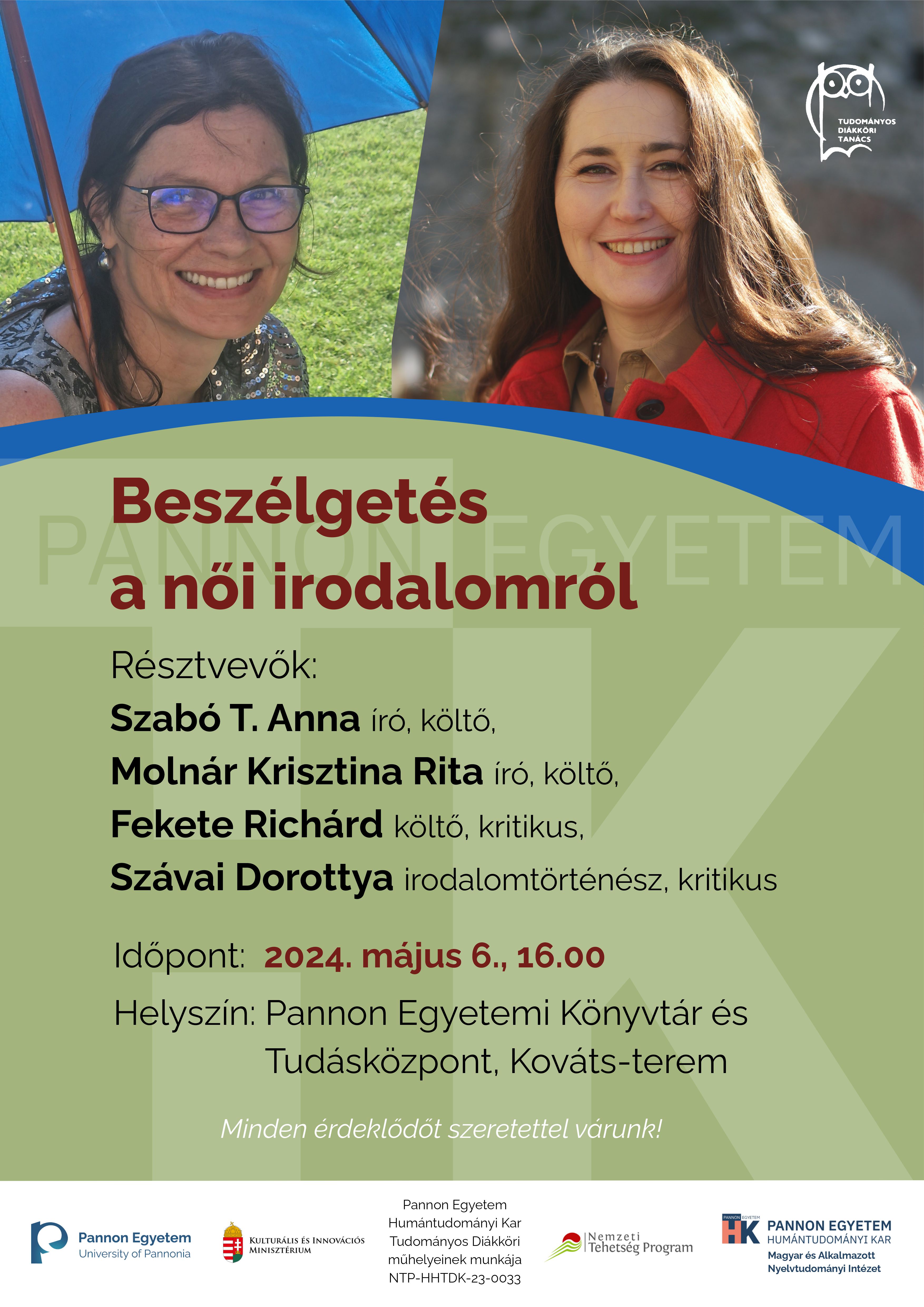 Beszélgetés a női irodalomról