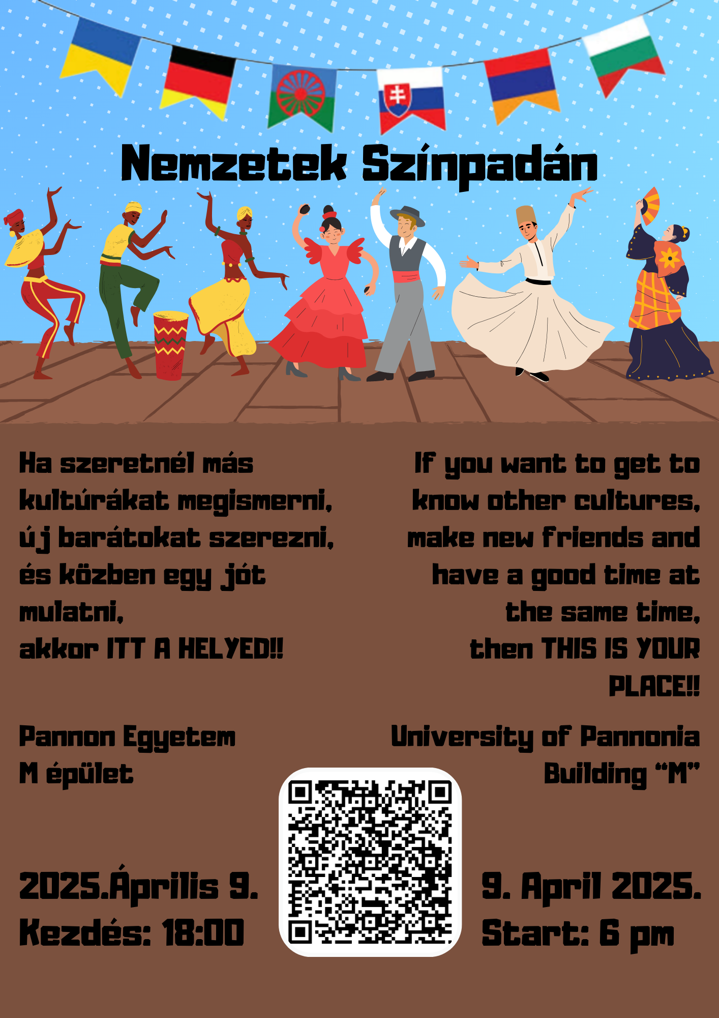 Nemzetek színpadán - meghívó közösségépítő programra